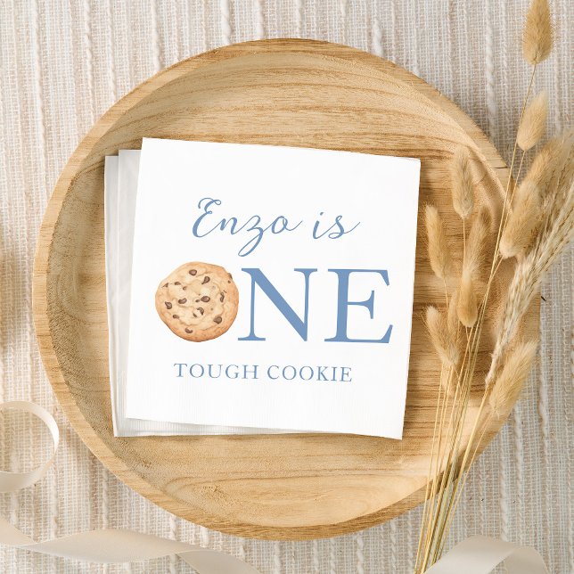 One Tough Cookie Birthday Napkins Pappersservett (Skapare uppladdad)