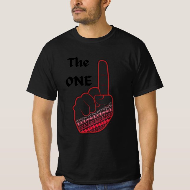 ONE Unisex Softstyle T-Shirt (Framsida)