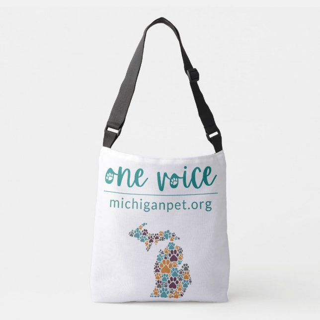 One Voice Crossbody eller Shoulder Bag Axelväska (Framsida)