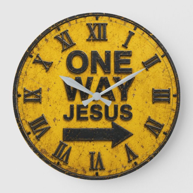 One Way Jesus  Stor Klocka (Framsida)