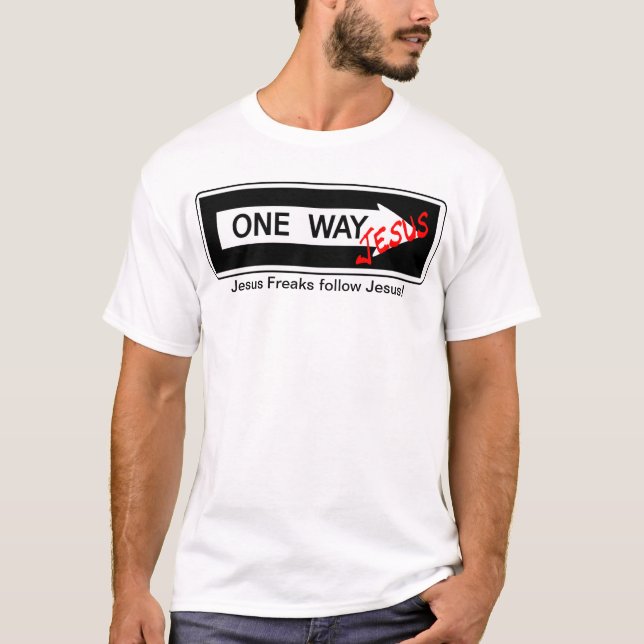 One Way Jesus T-shirt (Framsida)