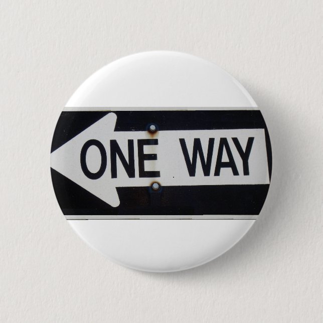 One Way Sign Knapp (Framsida)