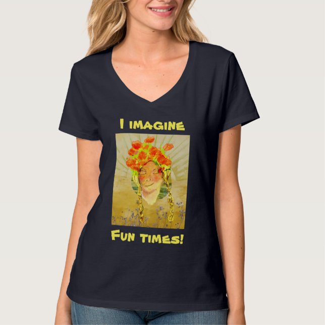 One Woman's Dream Personalize Positive Attraktion T Shirt (Framsida)