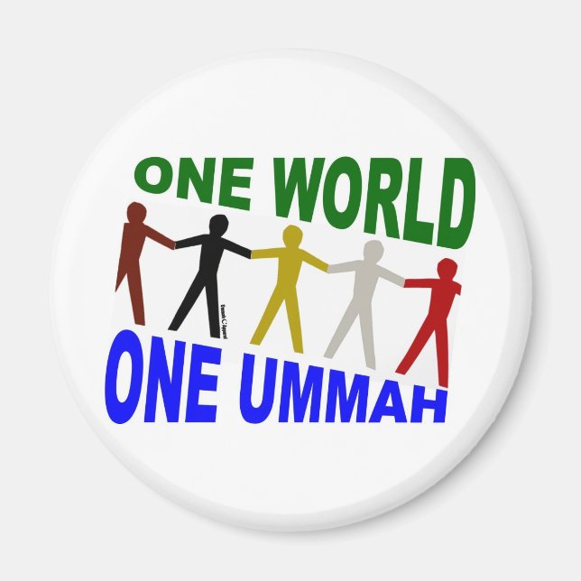 One World One Ummah Magnet (Framsidan)