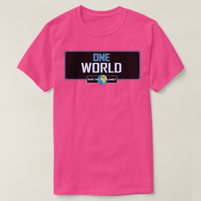 One World T Shirt (Design framsida)