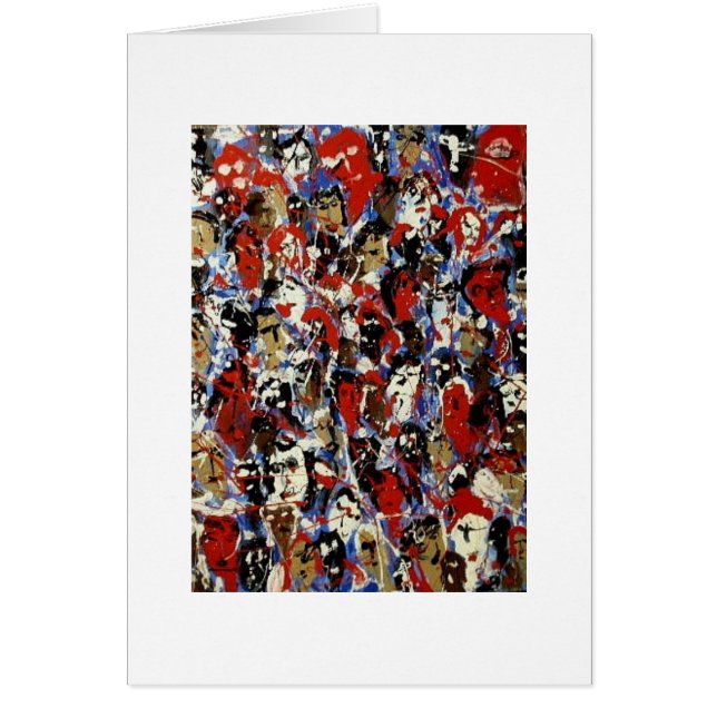 "One World Vibration" Blank Card-Global Unity OBS Kort (Framsidan)