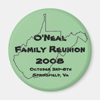 O'Neal Family Reunion Magnet