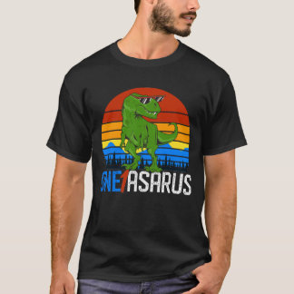 Oneasaurus 1:a födelsedag Dinosaur Party Kid Gift T Shirt