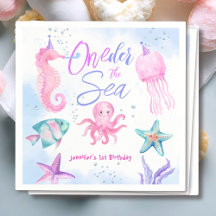 ONEder Sea | Sjöjungfru 1:a födelsedag Cute Ocean