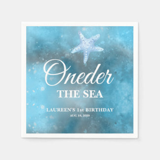 Oneder The Sea 1-årsdag Pappersservett