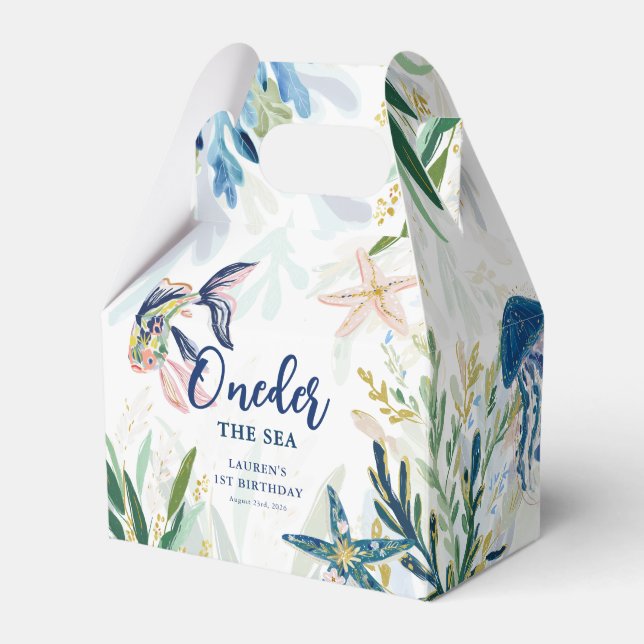 Oneder the Sea Coastal 1-årsfest Presentaskar (Framsidan Sidan)
