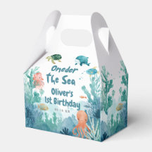 Oneder under havet Söt akvarell 1-årsdag