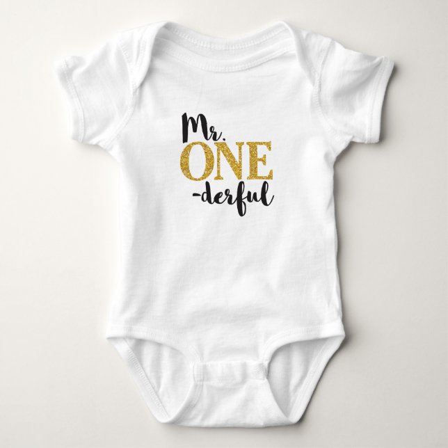 ONEderful Baby Jersey Bodykostym T-shirt (Framsida)
