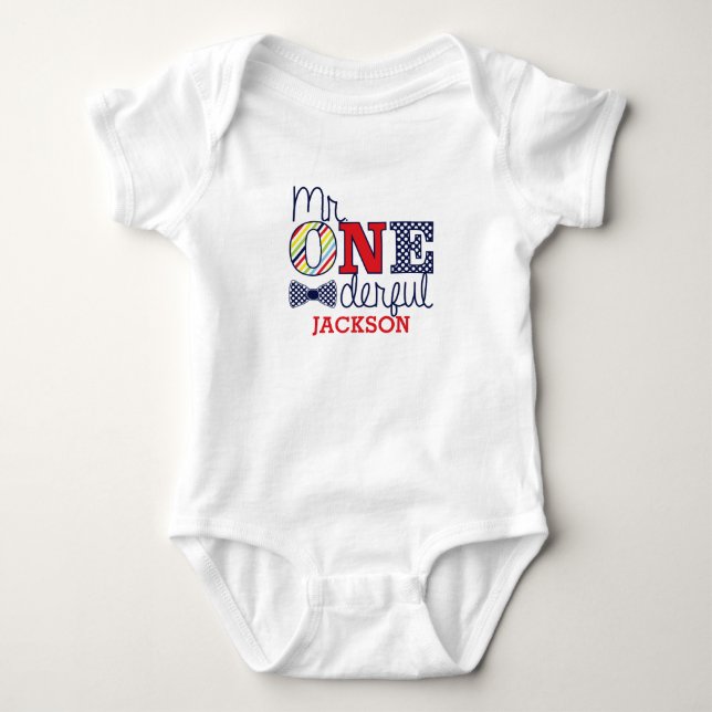 ONEderful Baby Jersey Bodykostym Tee (Framsida)