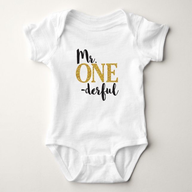ONEderful Baby Jersey Bodykostym Tee (Framsida)