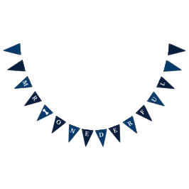 Onederful Birthday Banner Vimplar