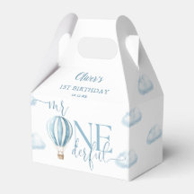 Onederful Blue Balloon Boy 1st Birthday