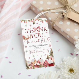 ONEderful Christmas Favor Tag Presentetikett