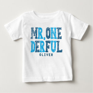 Onederful First Birthday Baby Bodykostym T Shirt
