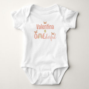 Onederful Girl's First Födelsedagsfest Boho Outfit T Shirt