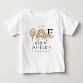 ONEderful Regnbågsflicka Födelsedag T Shirt