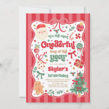 Onederful Time Of The Year Christmas Bow Birthday