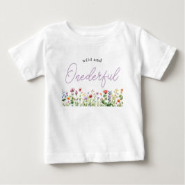 Onederful Wildflower 1-årsdag T Shirt