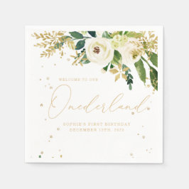 Onederland One First Birthday Pappersservett