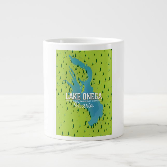 Onegasjön, Ryssland, Reskarta Jumbo Mugg (Framsidan)
