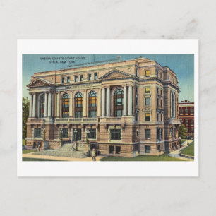 Oneida County Court House i Utica, New York, Vykort
