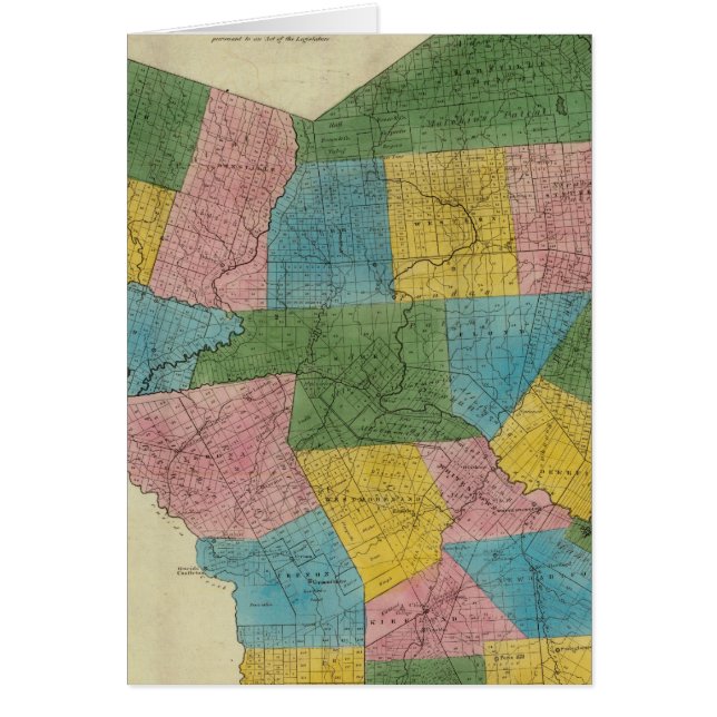 Oneida County Hälsningskort (Framsidan)