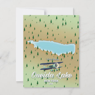 Oneida Lake New York karta