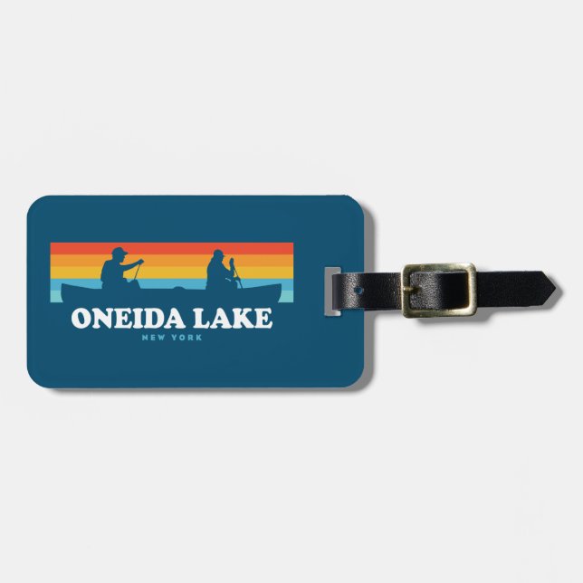Oneida Sjö New York Canoe Bagagebricka (Horisontell Framsida)