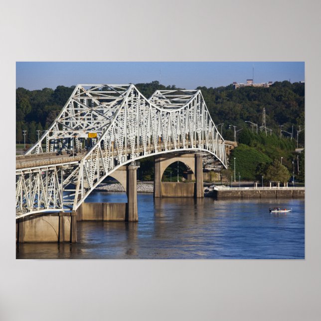O'Neil Bridge över Tennesseefloden, Florence, Poster (Framsidan)