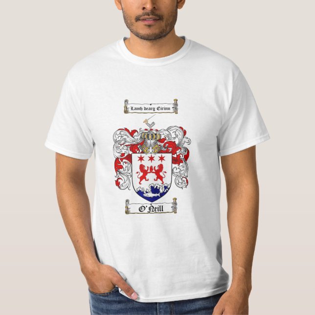 O'Neill familjvapensköld - O'Neill vapensköld Tee Shirt (Framsida)
