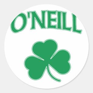 O'Neill irländare Runt Klistermärke