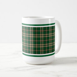 O'Neill Tartan Tan och Grönt Irish Play Kaffemugg