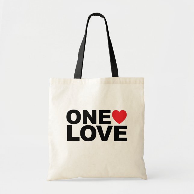 OneLove Logotyp Tote Bag Tygkasse (Framsidan)