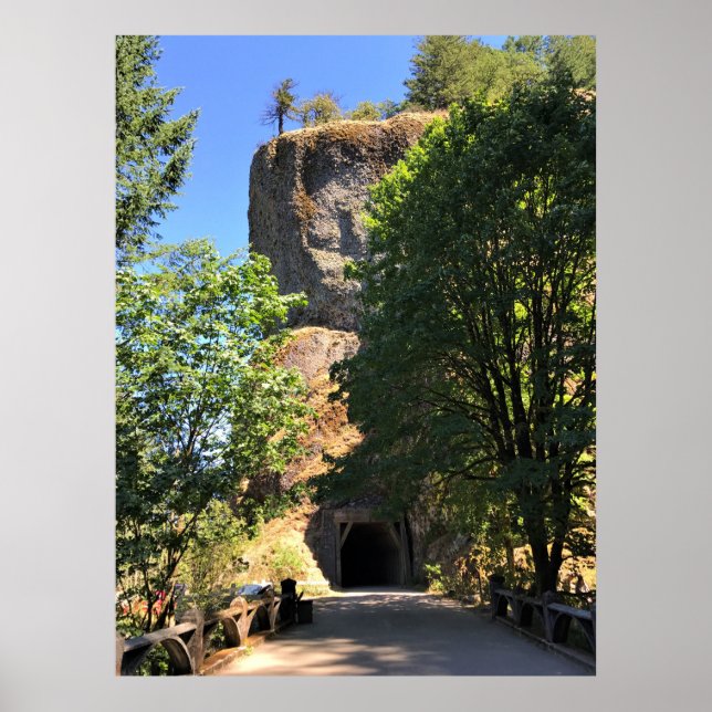 Oneonta Gorge Tunnel, Oregon Poster (Framsidan)