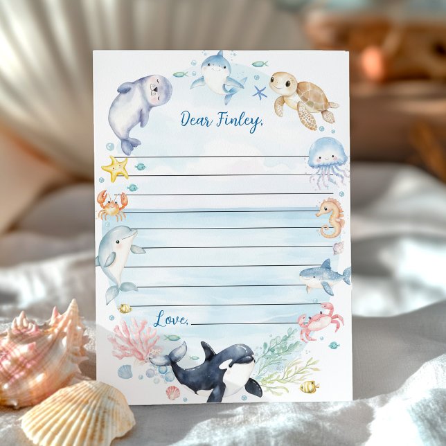 Onest, Sea Party Time Capsule Message Card Tack Kort (Skapare uppladdad)