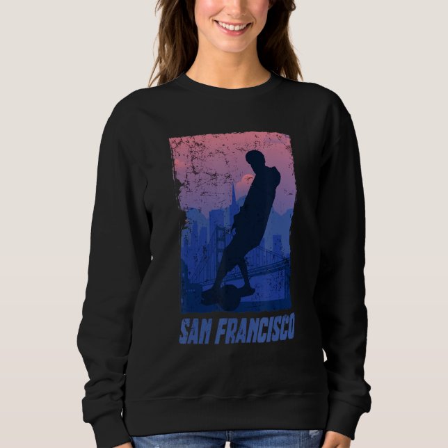 OneWheate Eskate San Francisco California OneWheju T Shirt (Framsida)