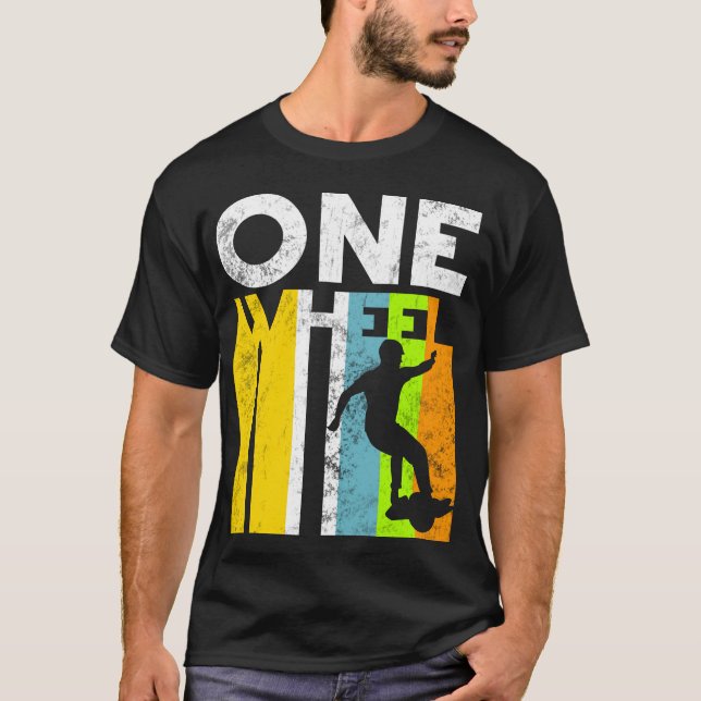 onewheel tee vintage design (Framsida)
