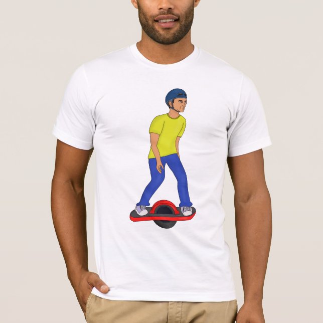 Onewheeling Dude T Shirt (Framsida)