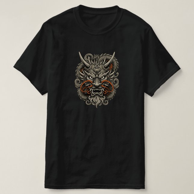 Oni-drake T Shirt (Design framsida)