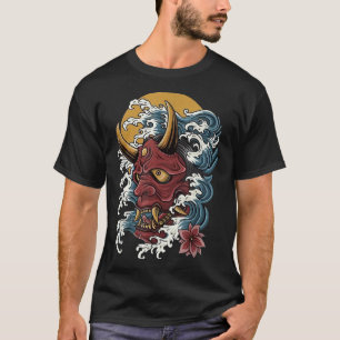 ONI JAPANESE DEMON MASK Oni Mask T Shirt
