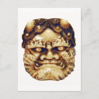 Oni Netsuke Vykort