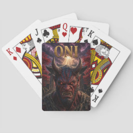 Oni spelkort, poker kort casinokort
