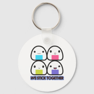 Onigiri familj nyckelring