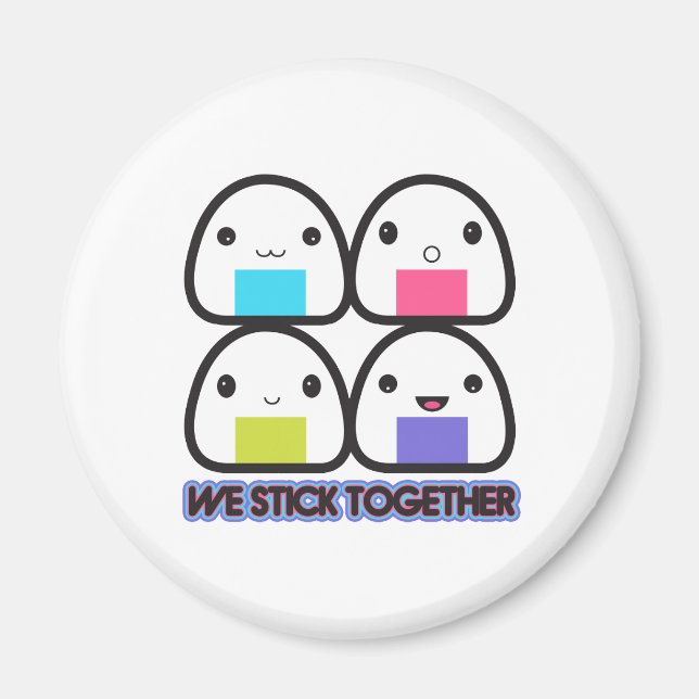 Onigiri-familjen Magnet (Framsidan)