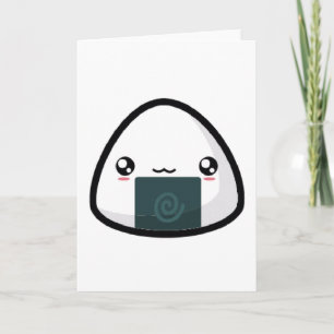 Onigiri-hälsningskort Kort